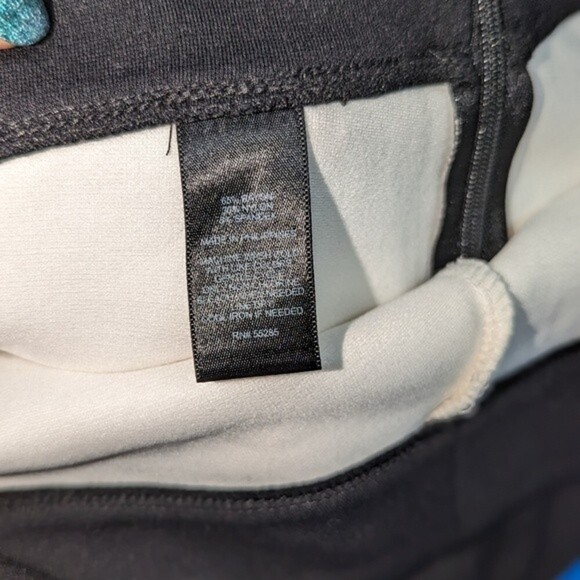 Express Size 0 Color Block Black White Blue Flare Skirt - Picture 4 of 6